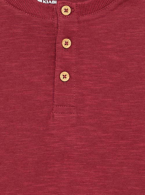 Basic T-Shirt mit Tunis-Kragen - Kiabi