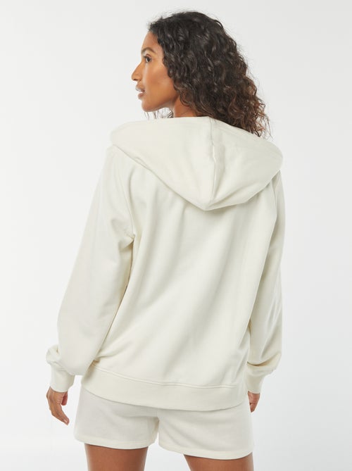 Basic zip-up hoodie - Kiabi