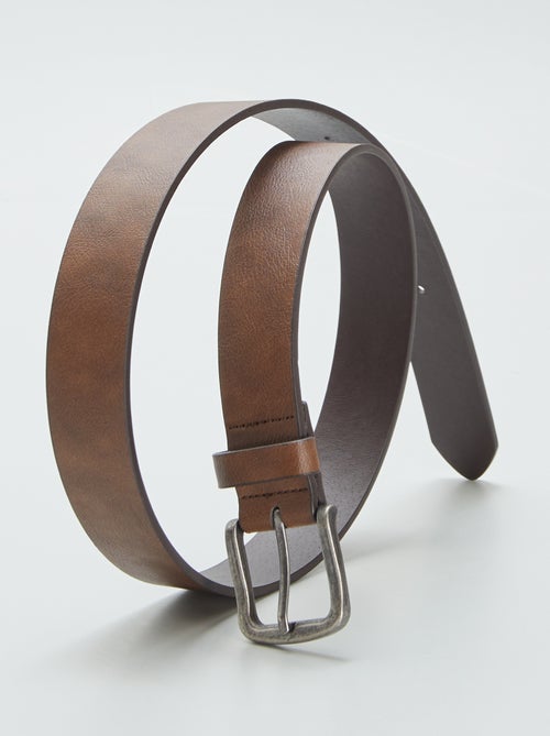 Basischer Gürtel mit Metallschnalle - Kiabi