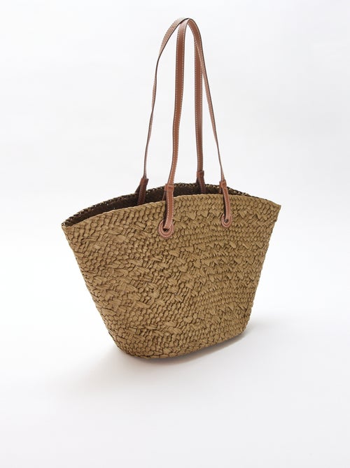 Basket Bag with Handles - Kiabi