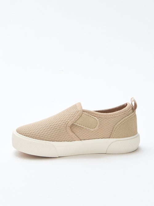 Basket slip-on en mesh uni - Kiabi