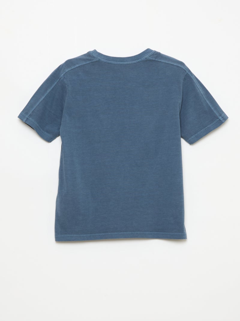 Basketball-Inspired T-Shirt Blue - Kiabi
