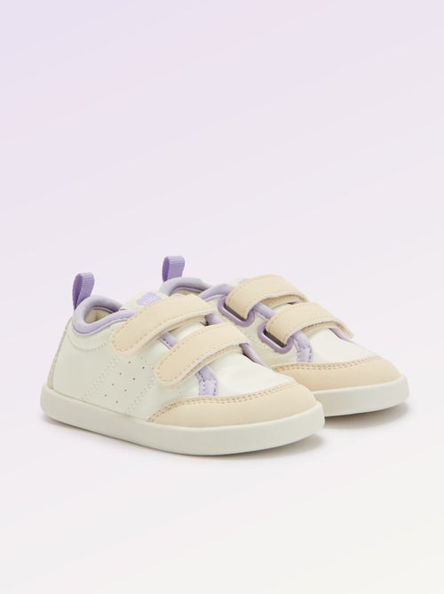 Baskets basses avec ouverture par scratch - Kiabi Baskets basses avec ouverture par scratch - Kiabi