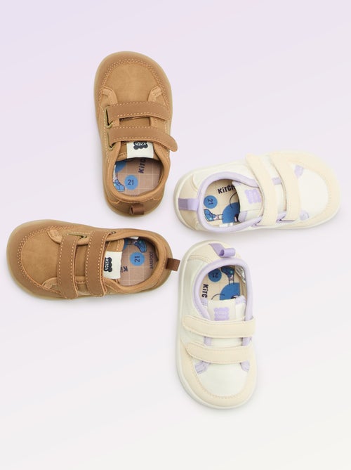 Baskets basses avec ouverture par scratch - Kiabi Baskets basses avec ouverture par scratch - Kiabi