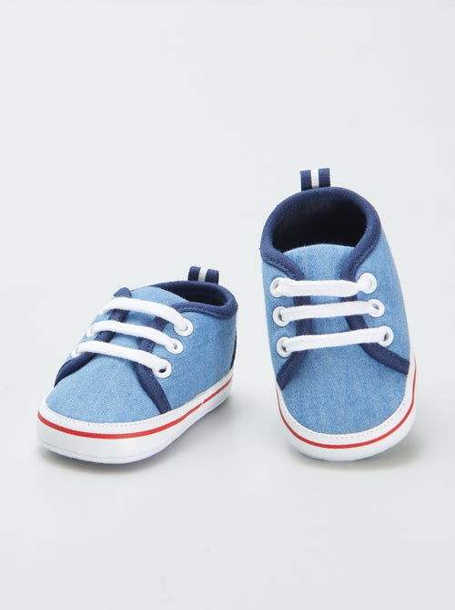 Baskets basses en toile - Kiabi