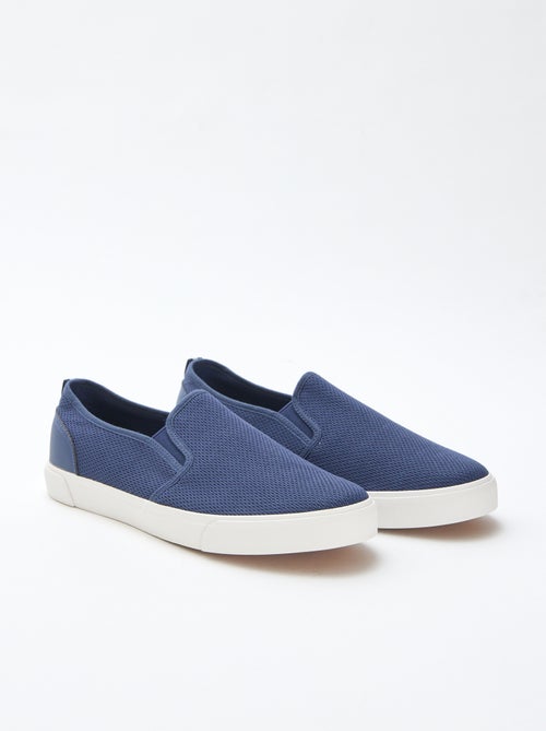 Baskets basses slip-on en mesh - Kiabi