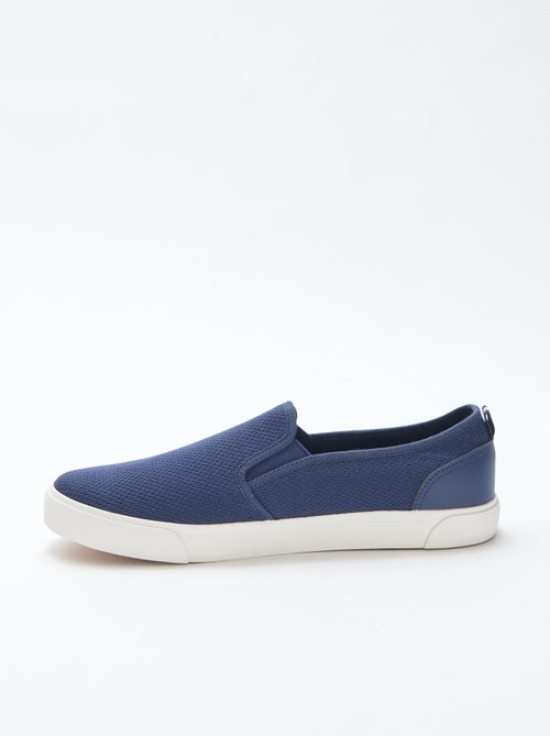 Baskets basses slip-on en mesh - Kiabi