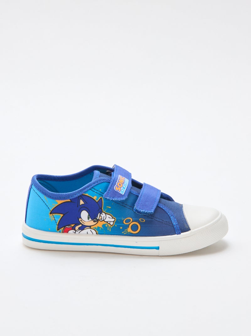Baskets basses ''Sonic' Bleu - Kiabi
