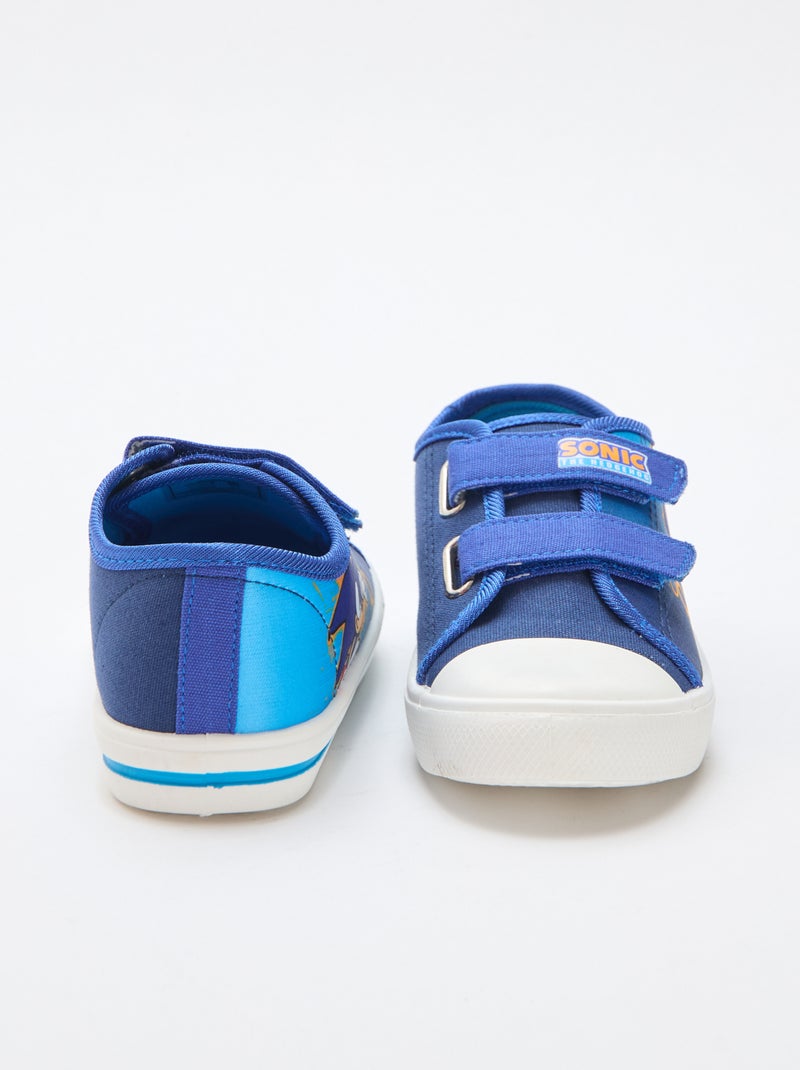 Baskets basses ''Sonic' Bleu - Kiabi