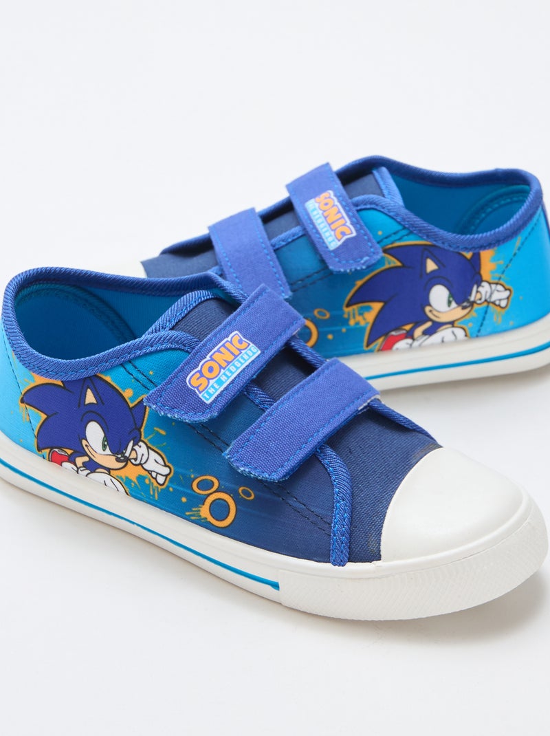 Baskets basses ''Sonic' Bleu - Kiabi