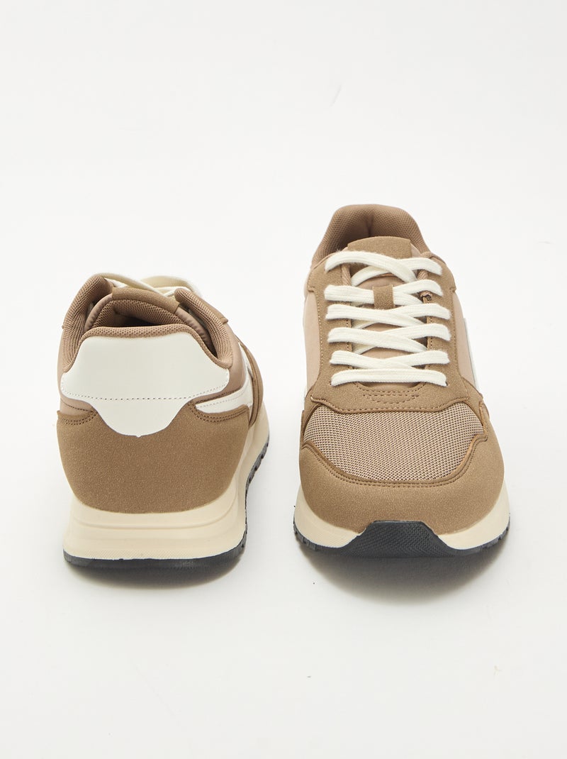 Baskets de ville Marron - Kiabi