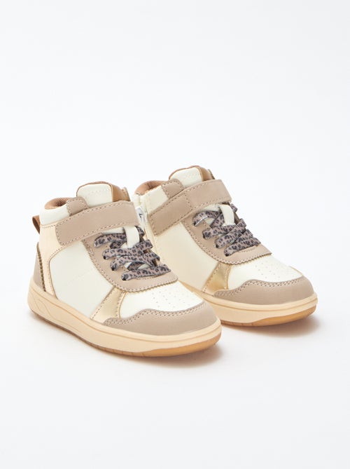 Baskets hautes à scratch - Kiabi