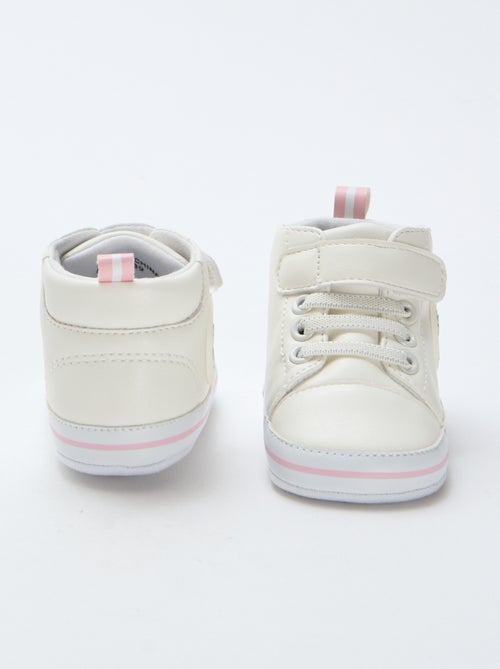 Baskets montantes en simili 'Stitch' - Kiabi