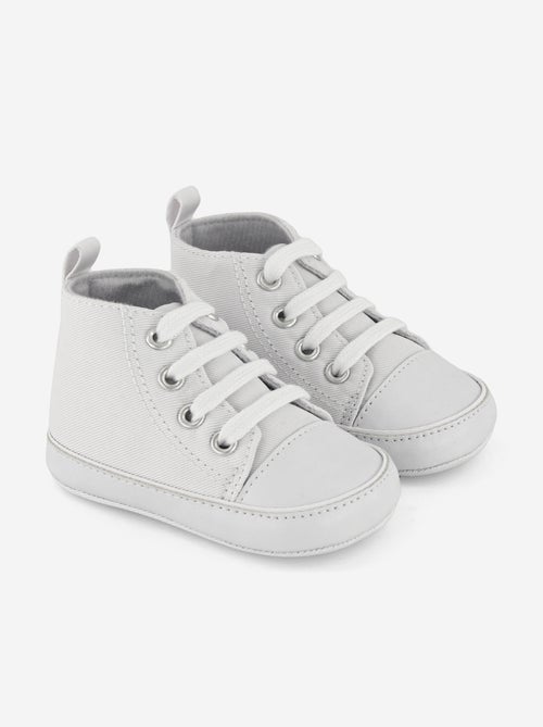 Baskets montantes en toile - Kiabi