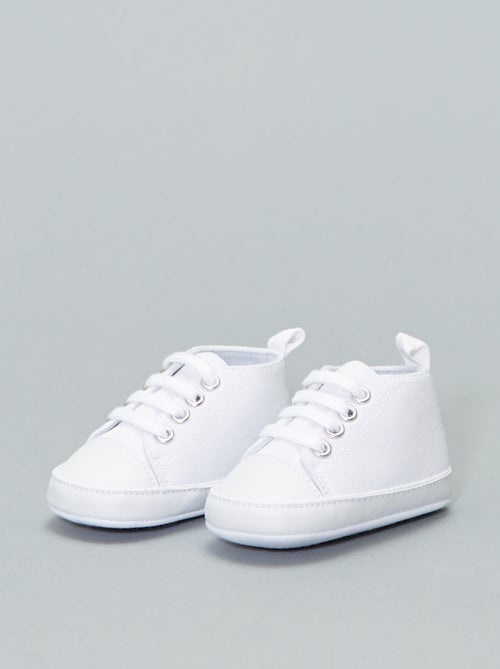 Baskets montantes en toile - Kiabi