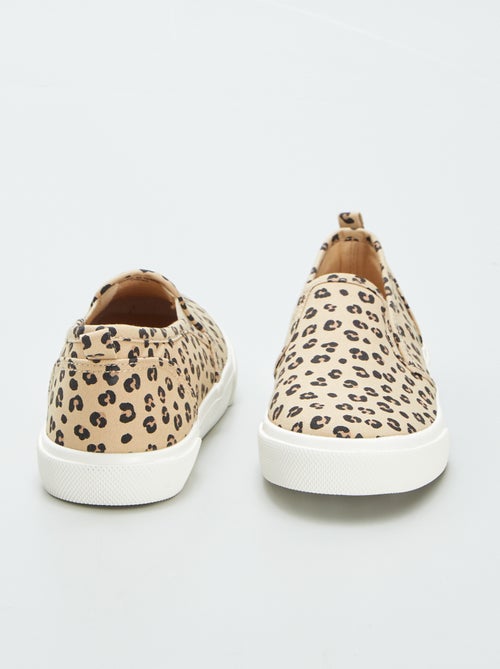 Baskets slip-on à motif - Kiabi