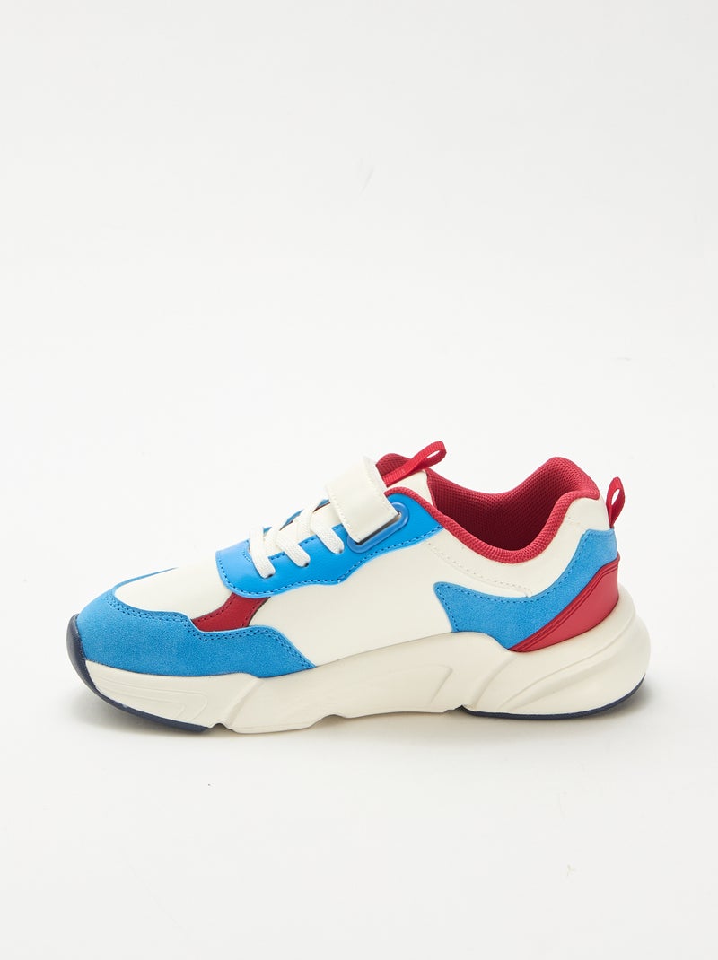 Baskets style running 'Captain America' Blanc - Kiabi