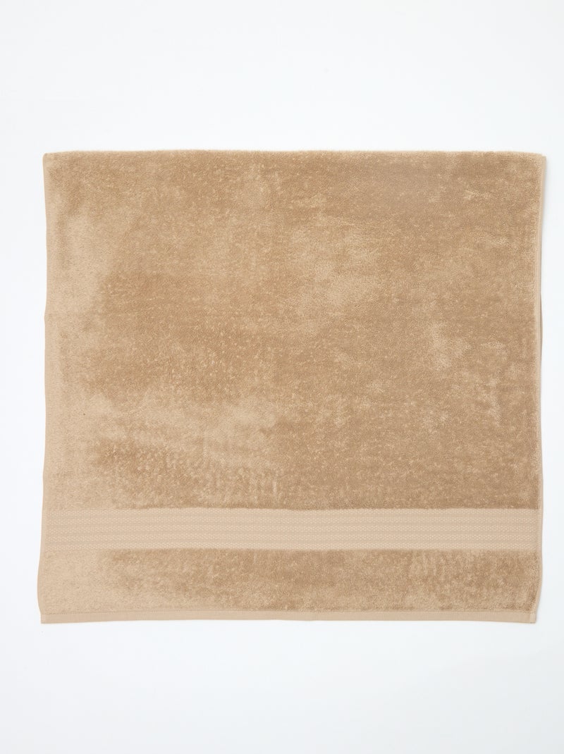 Bath Towel 70 x 130 cm - Kiabi Home Beige - Kiabi