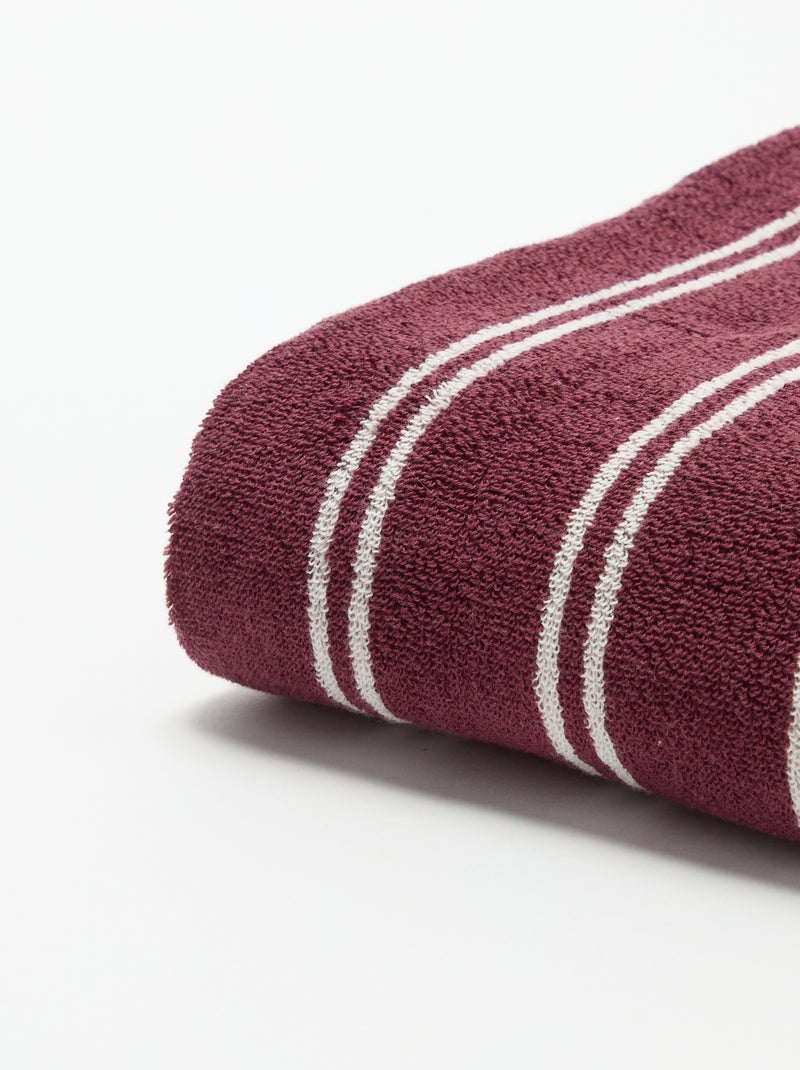 Bath Towel 70 x 130 cm Pink - Kiabi