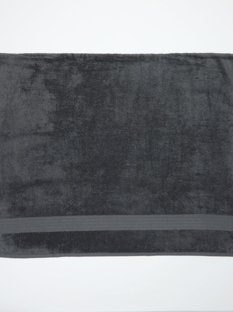 Bath Towel 90 x 150 cm - Kiabi Home Grey - Kiabi
