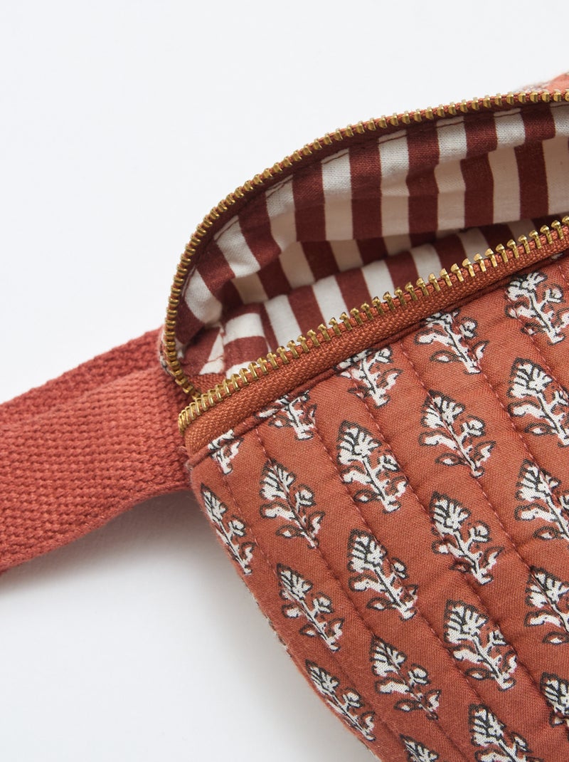 Bauchtasche mit Fantasie-Print Beige - Kiabi