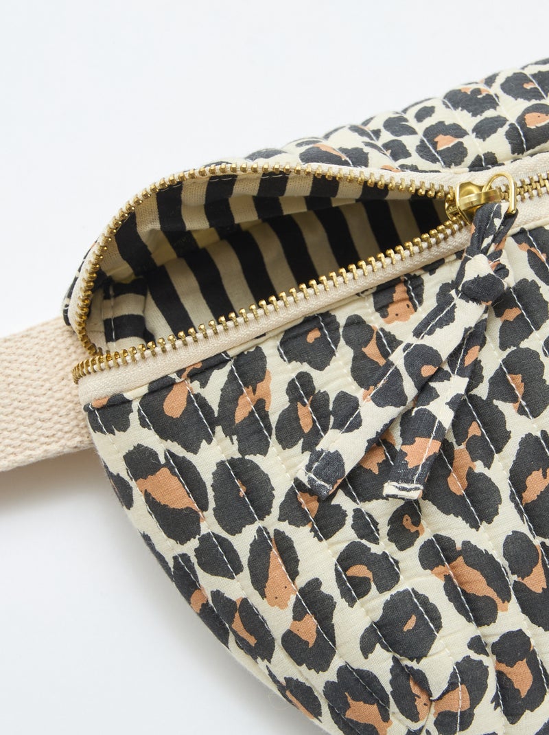 Bauchtasche mit Fantasie-Print Braun - Kiabi