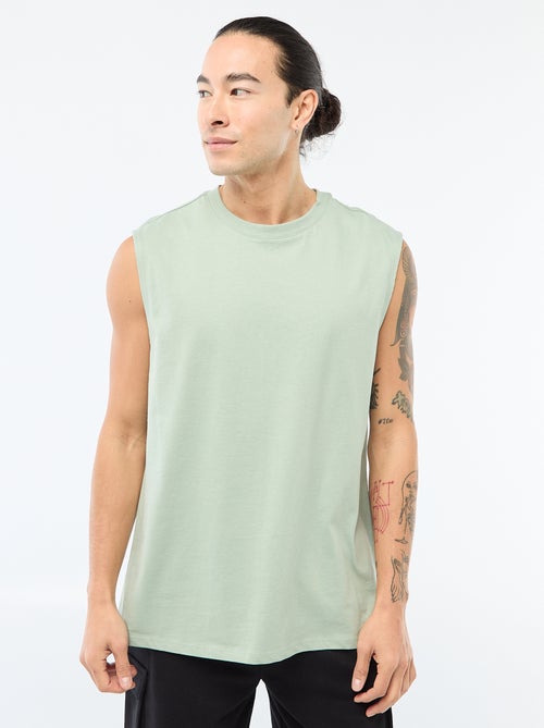 Baumwoll-Achselshirt - Kiabi