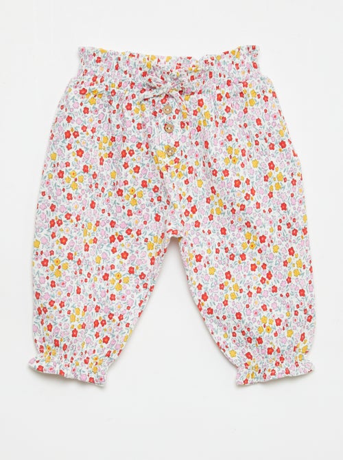Baumwoll-Jersey Sarouel-Hose - Kiabi