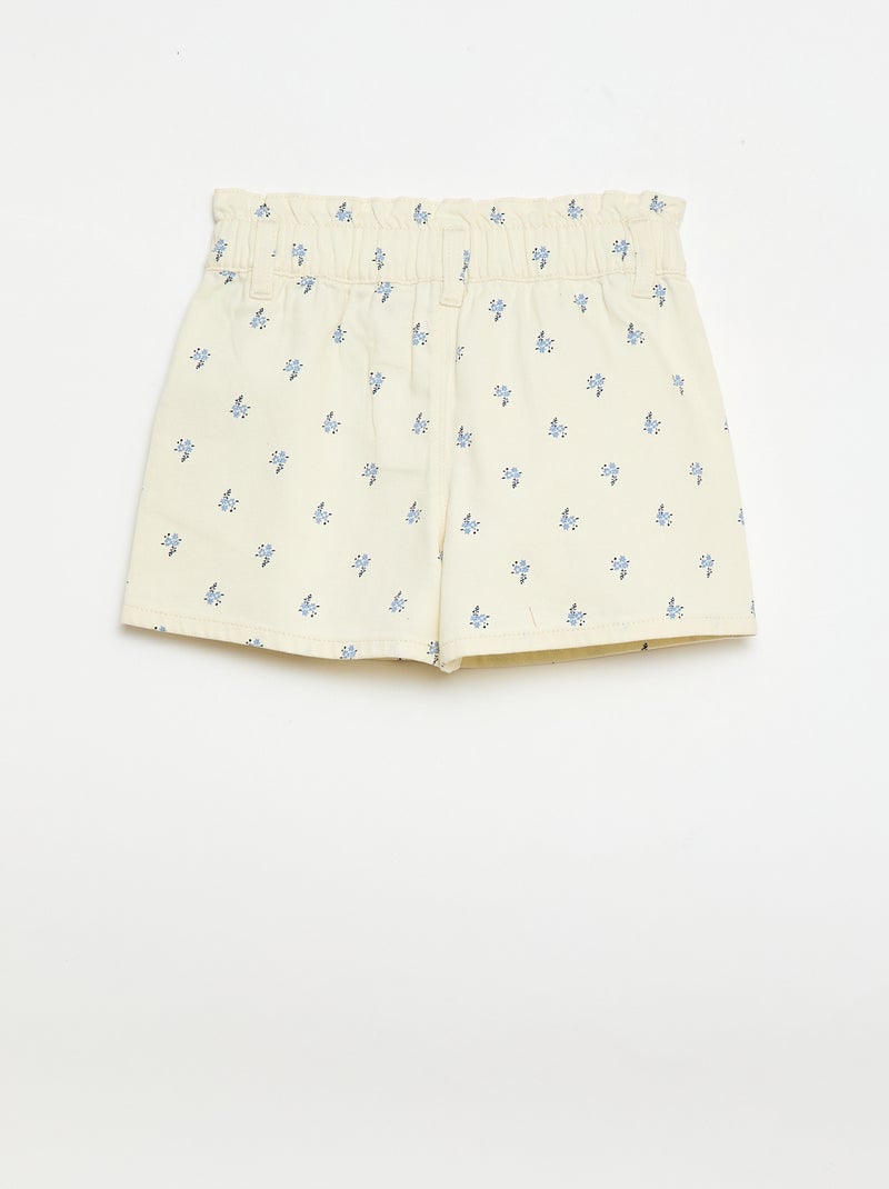 Baumwoll-Shorts Beige - Kiabi