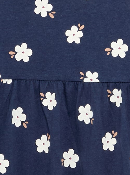 Baumwolljersey-Langarmkleid - Kiabi