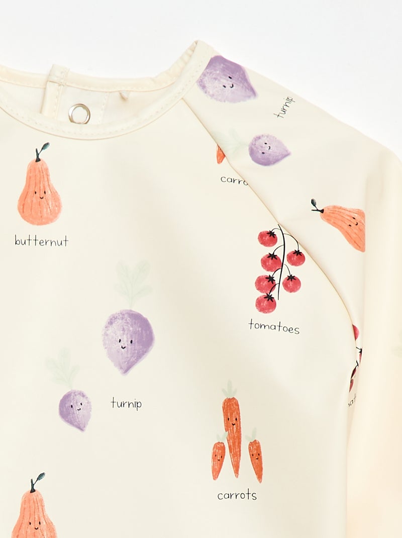 Bavoir tablier imperméable Beige - Kiabi