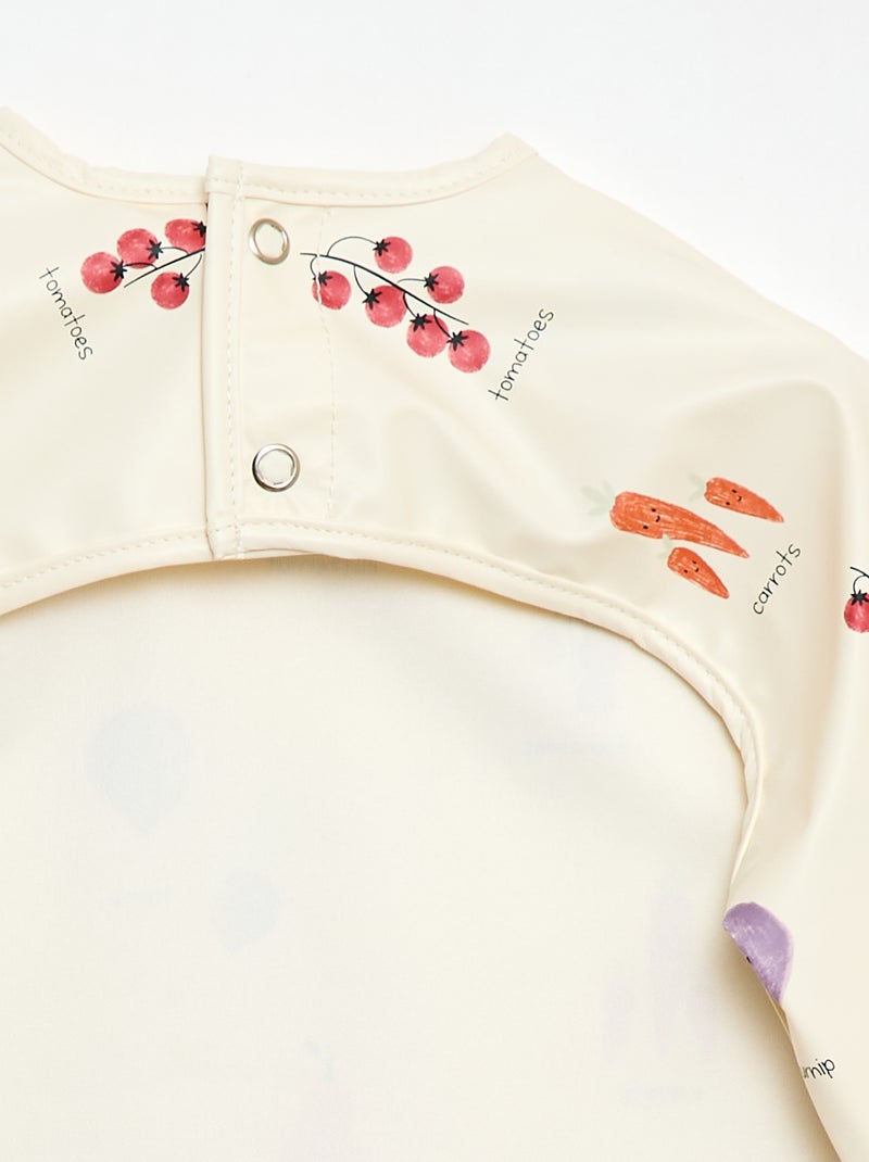 Bavoir tablier imperméable Beige - Kiabi