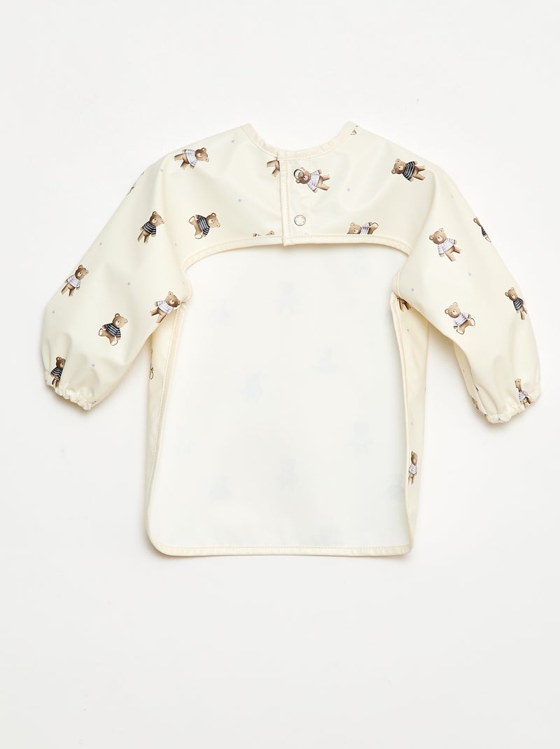 Bavoir tablier imperméable Blanc - Kiabi