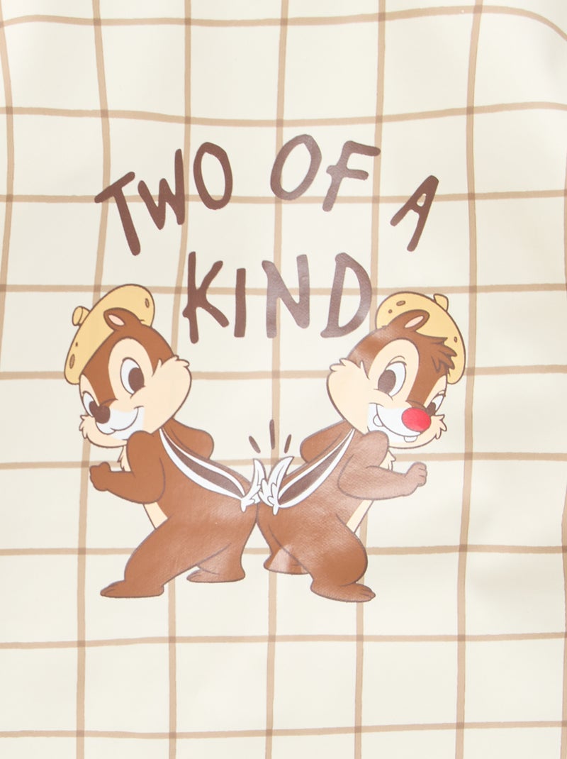 Bavoir tablier imperméable 'Tic et Tac' Beige - Kiabi