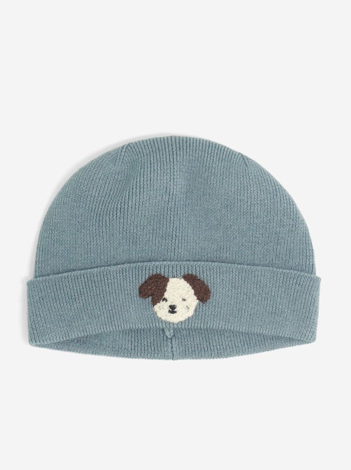 Beanie with 'animal' embroidery - Kiabi