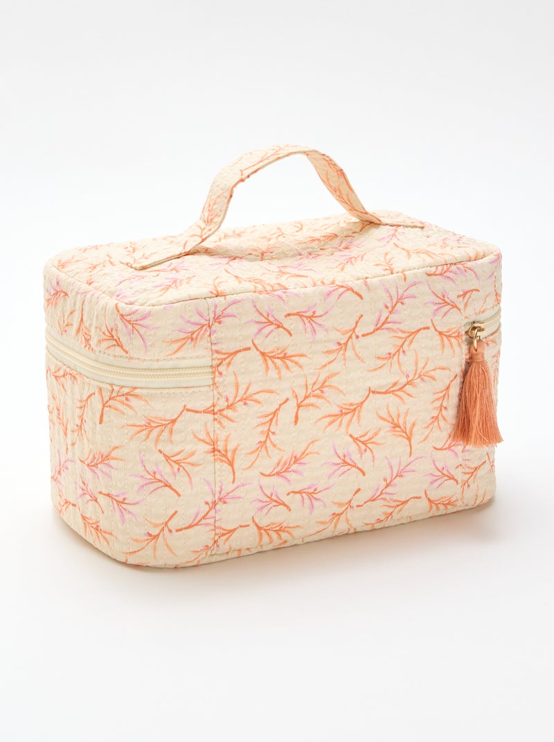 Beauty case a fantasia Bianco - Kiabi