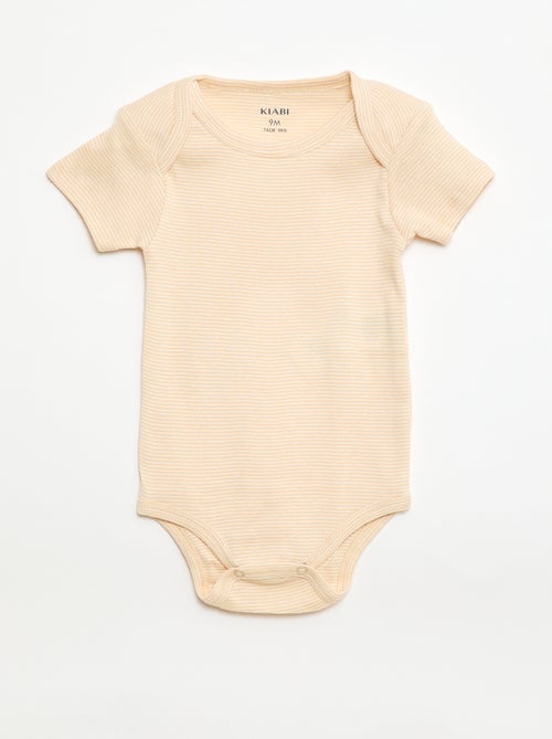 Bedruckte Baumwoll-Bodys – 3er-Set - Kiabi