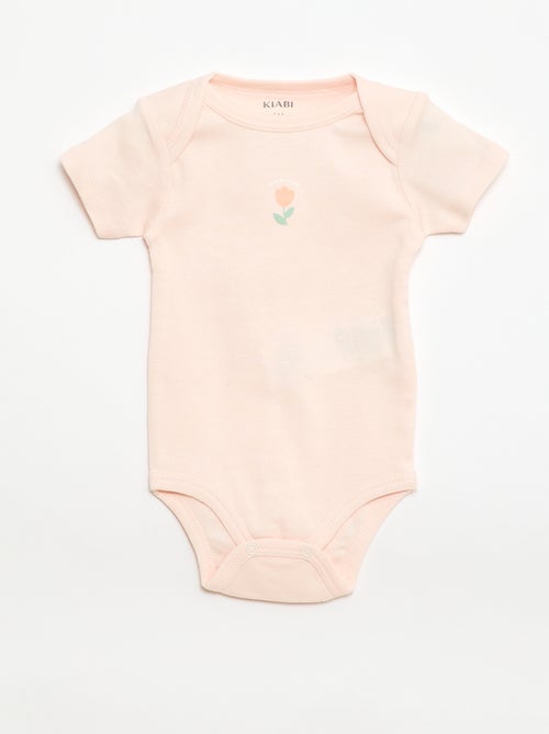 Bedruckte Baumwoll-Bodys – 3er-Set - Kiabi