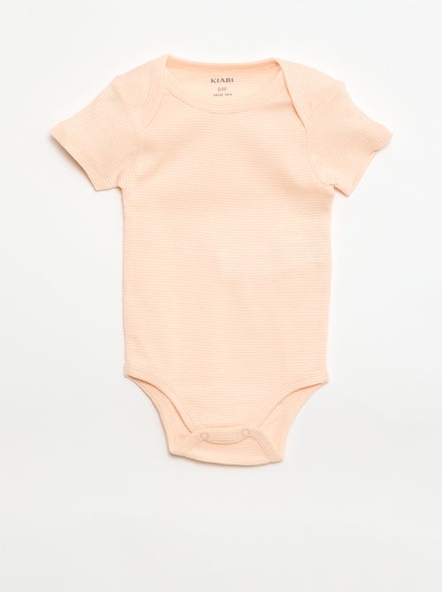 Bedruckte Baumwoll-Bodys – 3er-Set - Kiabi
