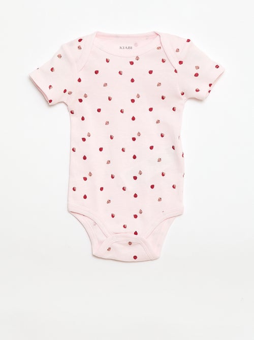 Bedruckte Baumwoll-Bodys – 3er-Set - Kiabi