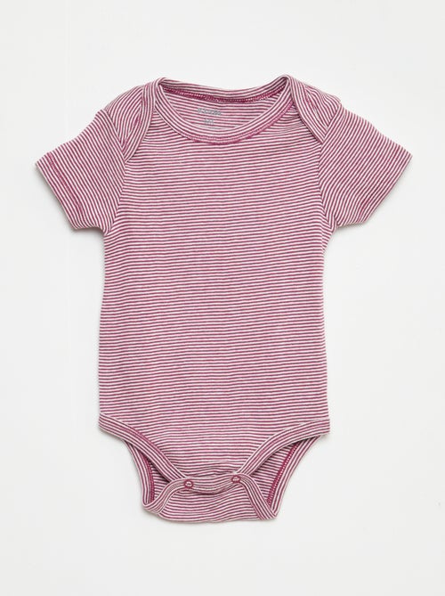 Bedruckte Baumwoll-Bodys – 3er-Set - Kiabi