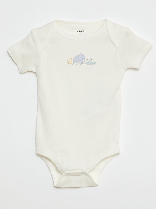 Bedruckte Baumwoll-Bodys – 3er-Set - Kiabi