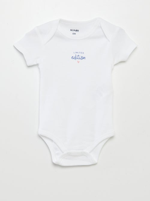 Bedruckte Baumwoll-Bodys – 3er-Set - Kiabi