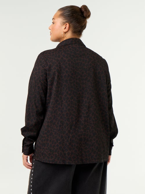 Bedruckte Crêpe-Bluse - Kiabi