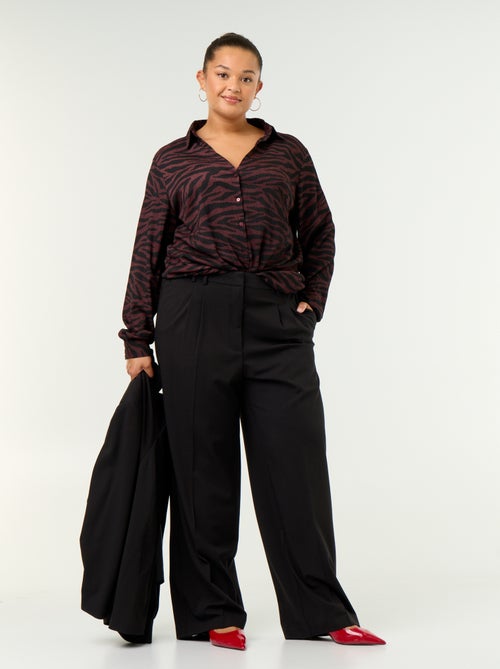 Bedruckte Crêpe-Bluse - Kiabi