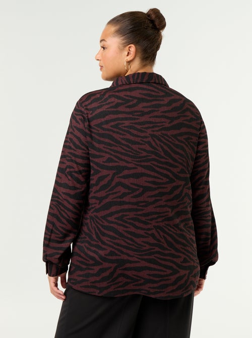 Bedruckte Crêpe-Bluse - Kiabi