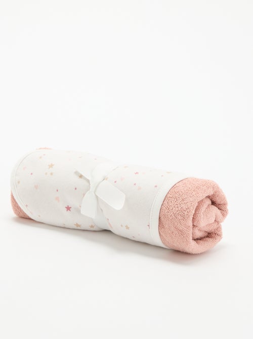Bedruckte Decke aus Jersey-Baumwolle und Fleece - Kiabi