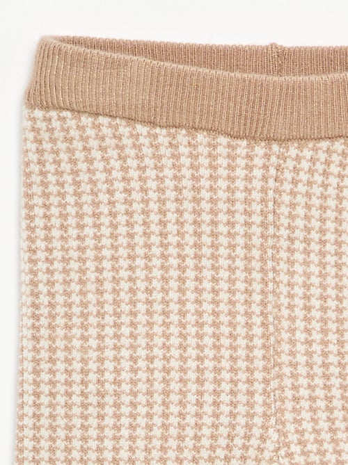 Bedruckte Leggings aus Kompaktstrick - Kiabi