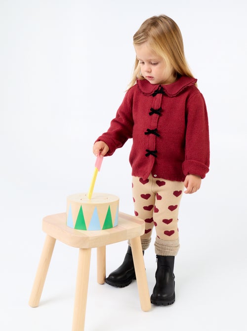 Bedruckte Leggings aus Kompaktstrick - Kiabi