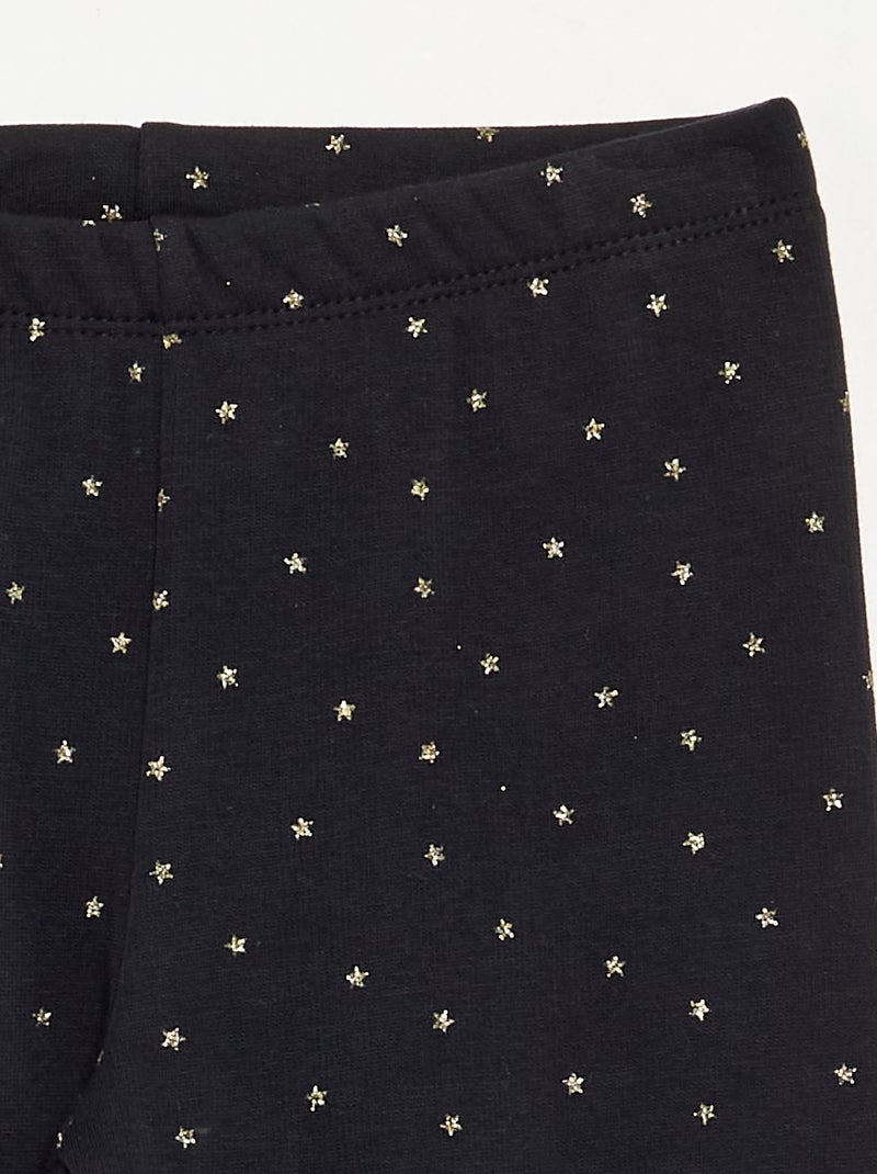 Bedruckte Leggings Noir - Kiabi